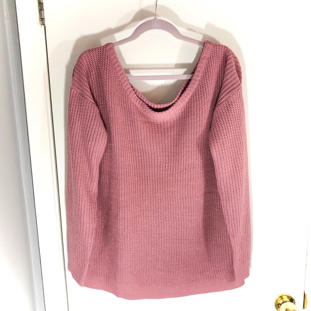 NWT Missguided Ophelita Off Shoulder Knit Sweater - Picture 4 of 8